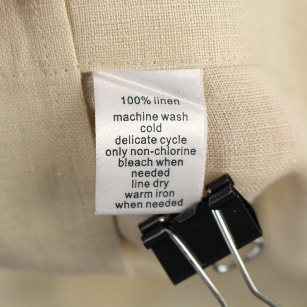 Paul Fredrick Linen Shirt Mens Size XXL Tan Classic Fit Short Sleeve - Picture 6 of 7